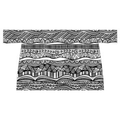Ethno Seamless Pattern Wristlet Pouch Bag (Small) from ArtsNow.com Back