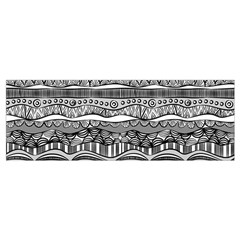 Ethno Seamless Pattern Wristlet Pouch Bag (Small) from ArtsNow.com Bottom