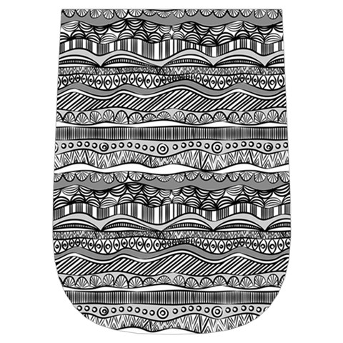 Ethno Seamless Pattern Wristlet Pouch Bag (Small) from ArtsNow.com Left Side