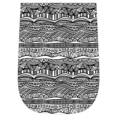 Ethno Seamless Pattern Wristlet Pouch Bag (Small) from ArtsNow.com Left Side