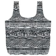Ethno Seamless Pattern Full Print Recycle Bag (XXL) from ArtsNow.com Front