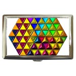 Cube Diced Tile Background Image Cigarette Money Case