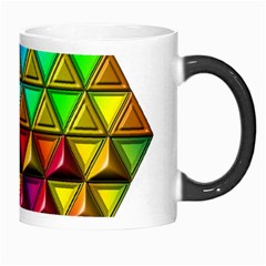 Cube Diced Tile Background Image Morph Mug from ArtsNow.com Right