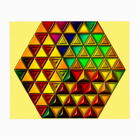 Cube Diced Tile Background Image Small Glasses Cloth from ArtsNow.com Front