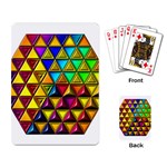 Cube Diced Tile Background Image Playing Cards Single Design (Rectangle)