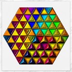 Cube Diced Tile Background Image Canvas 12  x 12 