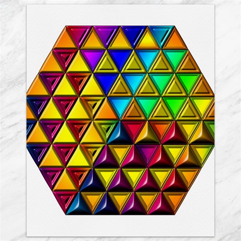 Cube Diced Tile Background Image Canvas 16  x 20  from ArtsNow.com 15.75 x19.29  Canvas - 1