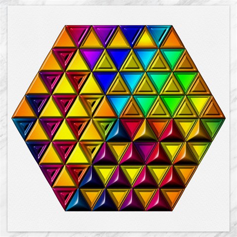Cube Diced Tile Background Image Canvas 20  x 20  from ArtsNow.com 19 x19.27  Canvas - 1