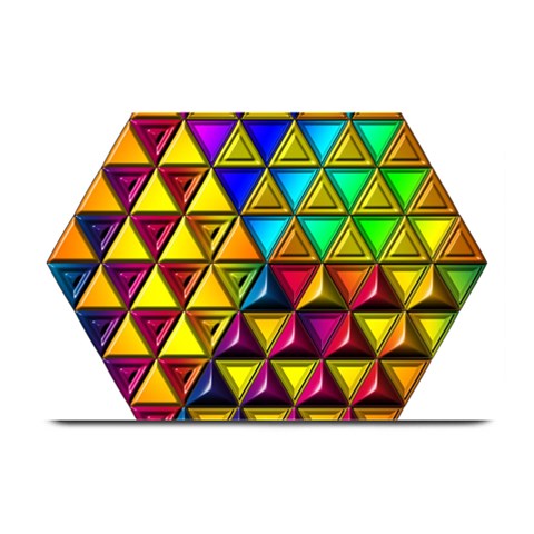 Cube Diced Tile Background Image Plate Mats from ArtsNow.com 18 x12  Plate Mat