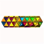 Cube Diced Tile Background Image Large Bar Mat