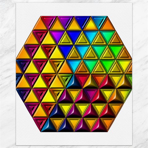 Cube Diced Tile Background Image Canvas 11  x 14  from ArtsNow.com 10.95 x13.48  Canvas - 1