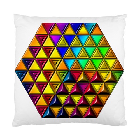 Cube Diced Tile Background Image Standard Cushion Case (Two Sides) from ArtsNow.com Front