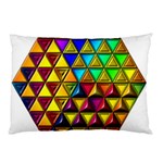 Cube Diced Tile Background Image Pillow Case
