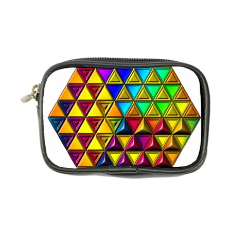 Cube Diced Tile Background Image Coin Purse from ArtsNow.com Front