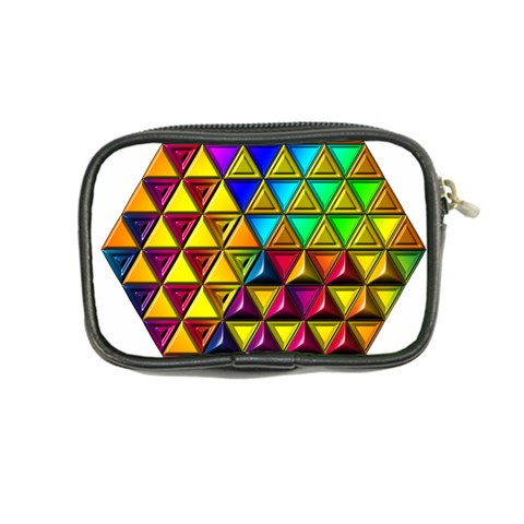 Cube Diced Tile Background Image Coin Purse from ArtsNow.com Back