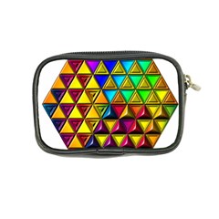 Cube Diced Tile Background Image Coin Purse from ArtsNow.com Back