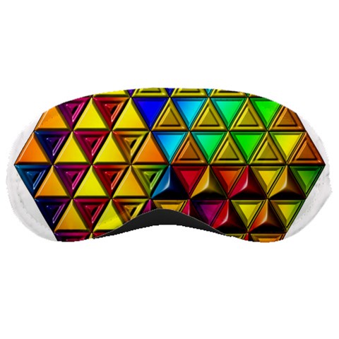 Cube Diced Tile Background Image Sleep Mask from ArtsNow.com Front