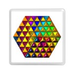 Cube Diced Tile Background Image Memory Card Reader (Square)
