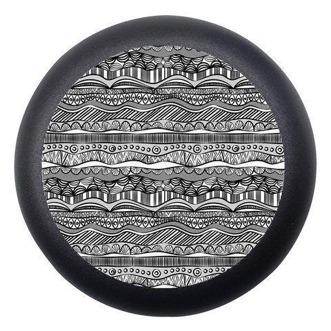 Ethno Seamless Pattern Dento Box with Mirror from ArtsNow.com Front