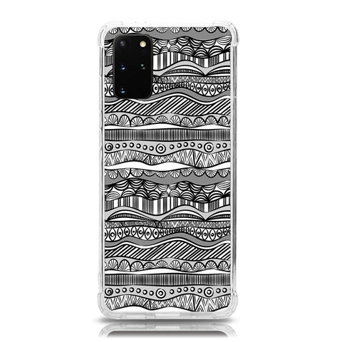 Ethno Seamless Pattern Samsung Galaxy S20Plus 6.7 Inch TPU UV Case from ArtsNow.com Front