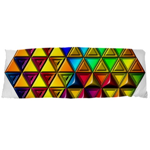 Cube Diced Tile Background Image Body Pillow Case Dakimakura (Two Sides) from ArtsNow.com Back