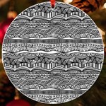 Ethno Seamless Pattern UV Print Acrylic Ornament Round