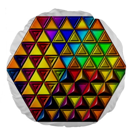 Cube Diced Tile Background Image Large 18  Premium Round Cushions from ArtsNow.com Front