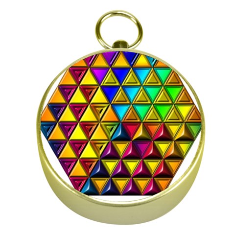 Cube Diced Tile Background Image Gold Compasses from ArtsNow.com Front