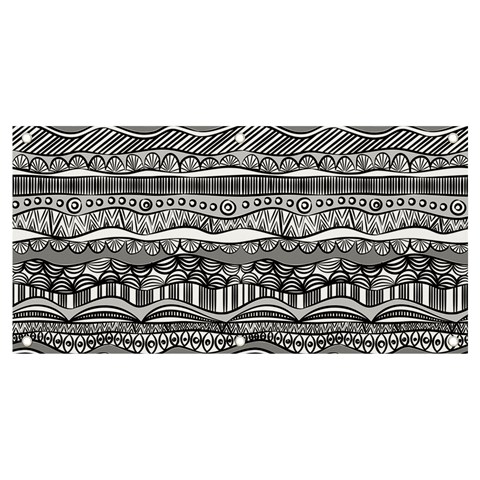 Ethno Seamless Pattern Banner and Sign 4  x 2  from ArtsNow.com Front