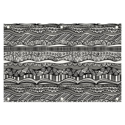 Ethno Seamless Pattern Banner and Sign 6  x 4  from ArtsNow.com Front