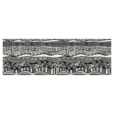 Ethno Seamless Pattern Banner and Sign 12  x 4  from ArtsNow.com Front