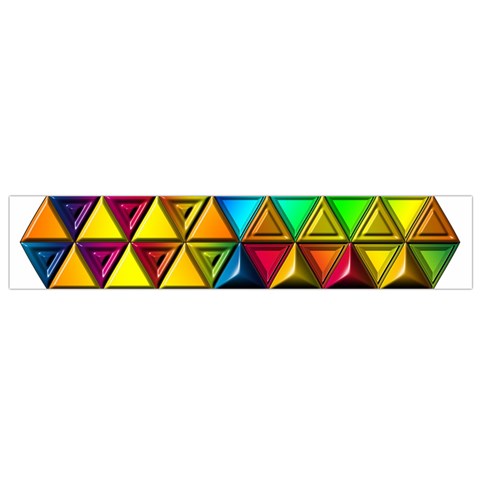 Cube Diced Tile Background Image Small Premium Plush Fleece Scarf from ArtsNow.com Front