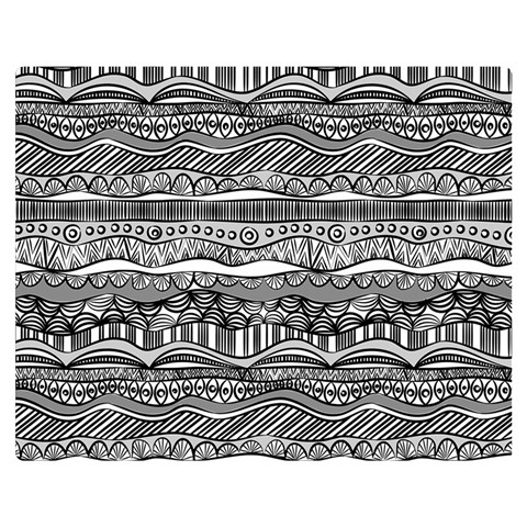 Ethno Seamless Pattern Premium Plush Fleece Blanket (Medium) from ArtsNow.com 60 x50  Blanket Front