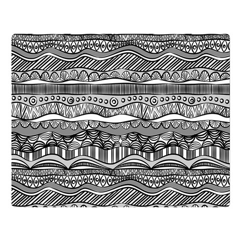 Ethno Seamless Pattern Premium Plush Fleece Blanket (Large) from ArtsNow.com 80 x60  Blanket Front