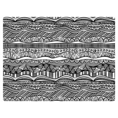 Ethno Seamless Pattern Two Sides Premium Plush Fleece Blanket (Extra Small) from ArtsNow.com 40 x30  Blanket Back