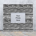 Ethno Seamless Pattern White Wall Photo Frame 5  x 7 
