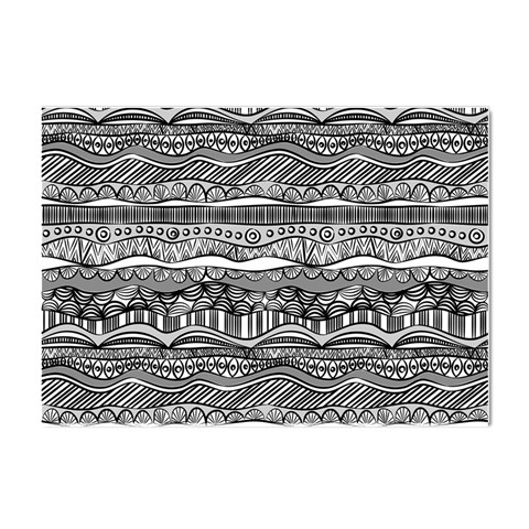 Ethno Seamless Pattern Crystal Sticker (A4) from ArtsNow.com Front