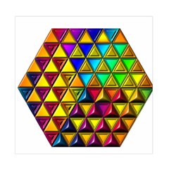 Cube Diced Tile Background Image Duvet Cover Double Side (Full/ Double Size) from ArtsNow.com Back