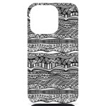 Ethno Seamless Pattern iPhone 14 Pro Black UV Print Case