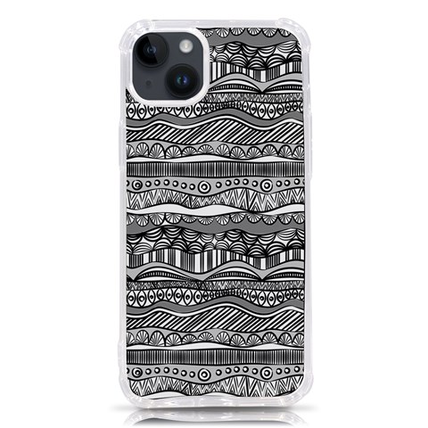Ethno Seamless Pattern iPhone 14 Plus TPU UV Print Case from ArtsNow.com Front