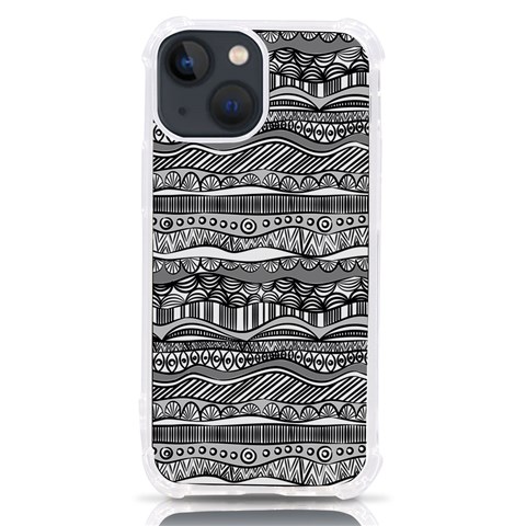 Ethno Seamless Pattern iPhone 13 mini TPU UV Print Case from ArtsNow.com Front