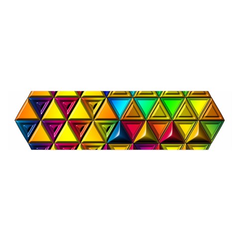 Cube Diced Tile Background Image Oblong Satin Scarf (16  x 60 ) from ArtsNow.com Front