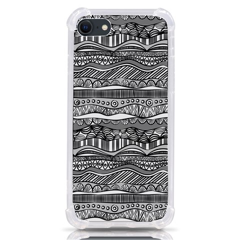 Ethno Seamless Pattern iPhone SE from ArtsNow.com Front