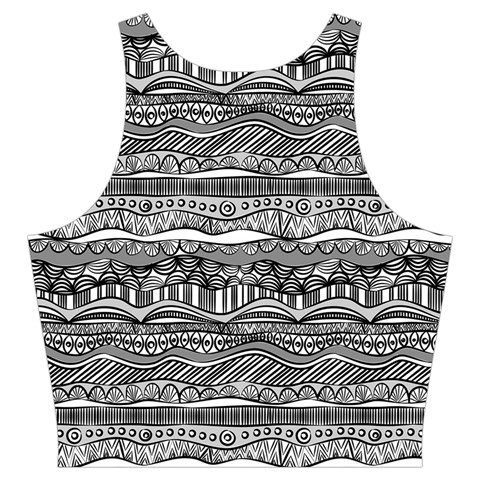 Ethno Seamless Pattern Cut Out Top from ArtsNow.com Back