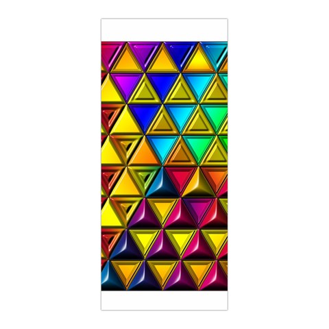 Cube Diced Tile Background Image Pleated Skirt from ArtsNow.com Front Pleats