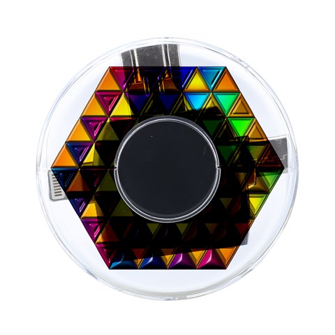 Cube Diced Tile Background Image On Front