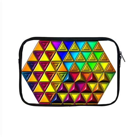Cube Diced Tile Background Image Apple MacBook Pro 15  Zipper Case from ArtsNow.com Front