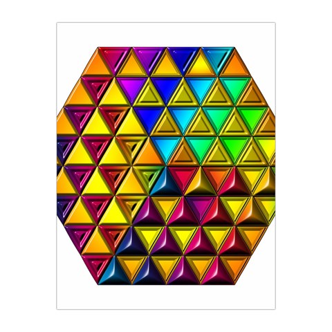 Cube Diced Tile Background Image Medium Tapestry from ArtsNow.com Front