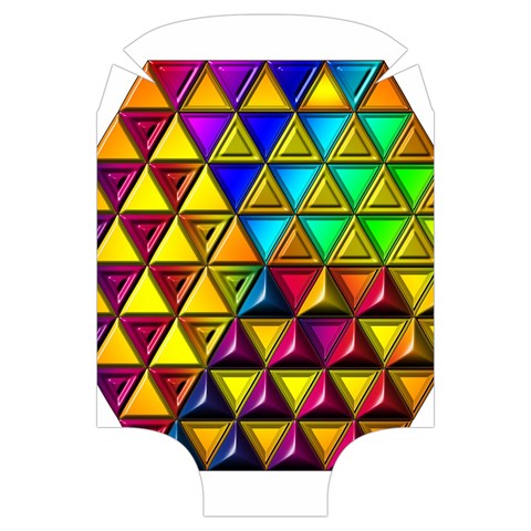 Cube Diced Tile Background Image Luggage Cover (Large) from ArtsNow.com Back