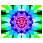 Ornament Kaleidoscope Premium Plush Fleece Blanket (Medium)